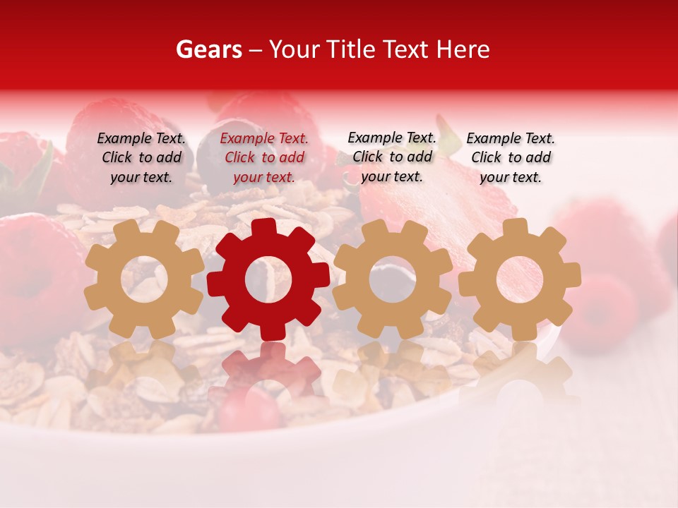 Fresh Studio Shot Bowl PowerPoint Template