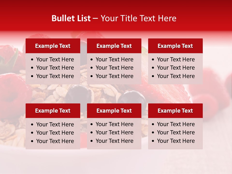 Fresh Studio Shot Bowl PowerPoint Template