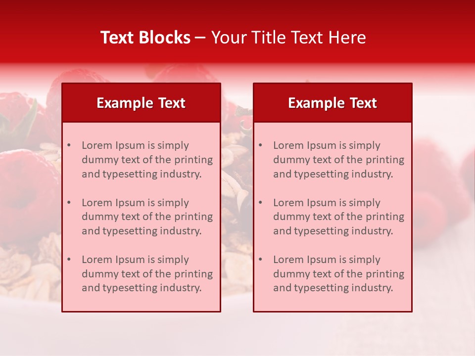 Fresh Studio Shot Bowl PowerPoint Template