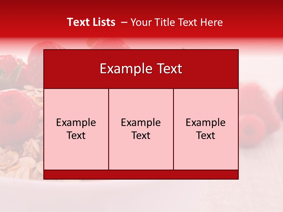 Fresh Studio Shot Bowl PowerPoint Template