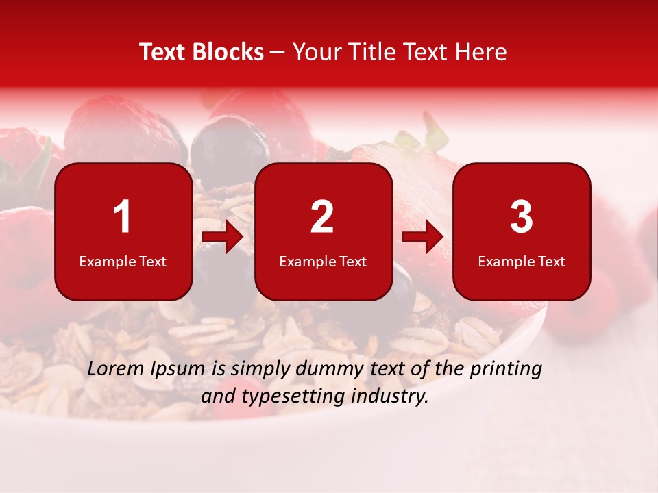 Fresh Studio Shot Bowl PowerPoint Template