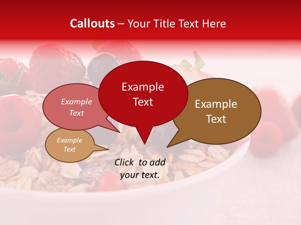 Fresh Studio Shot Bowl PowerPoint Template