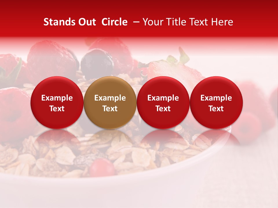 Fresh Studio Shot Bowl PowerPoint Template