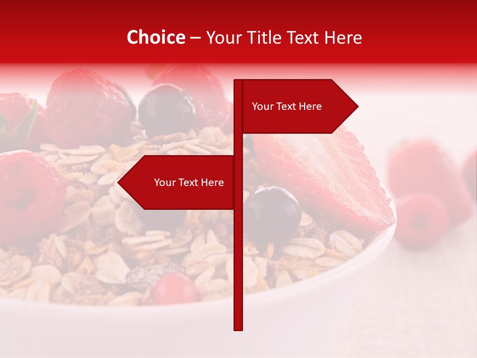 Fresh Studio Shot Bowl PowerPoint Template