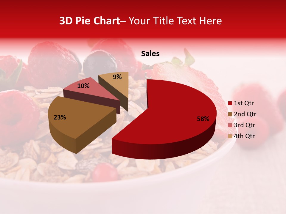 Fresh Studio Shot Bowl PowerPoint Template