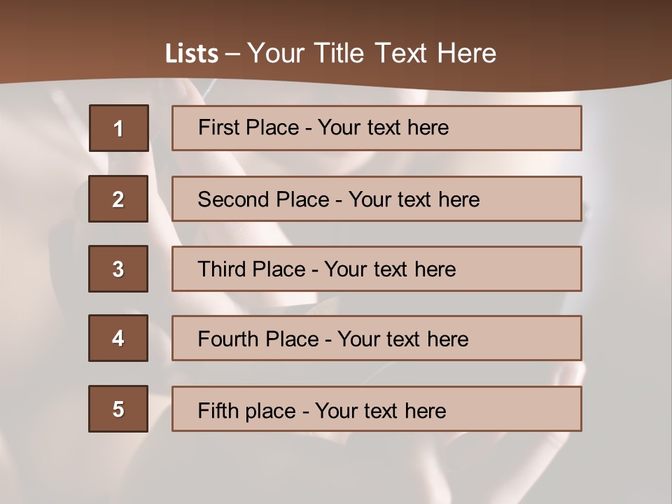 A Woman Is Looking At Her Cell Phone PowerPoint Template