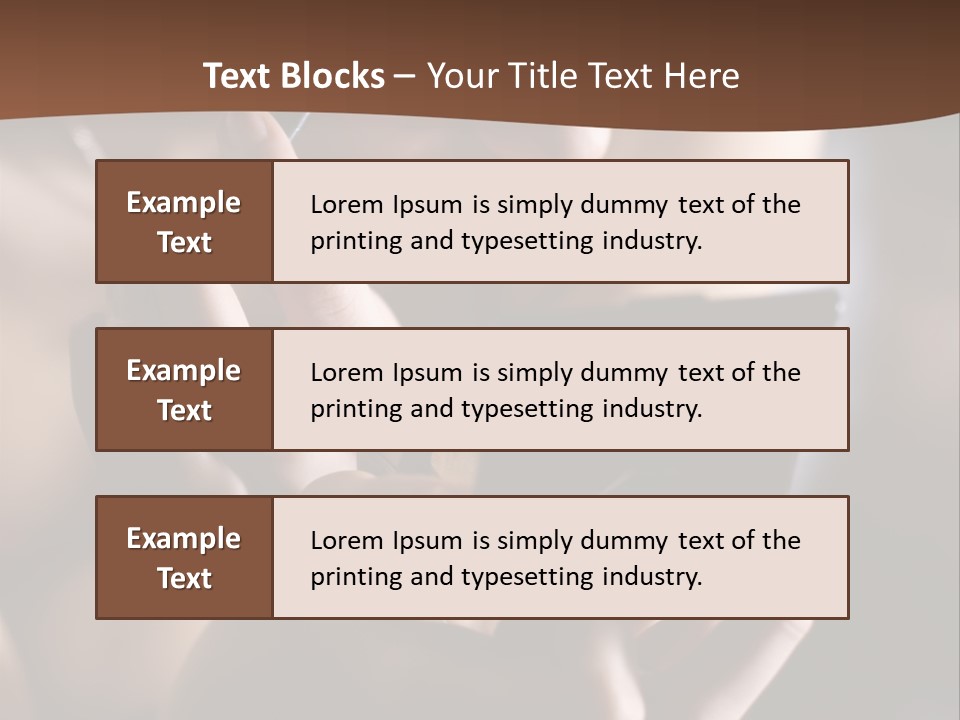 A Woman Is Looking At Her Cell Phone PowerPoint Template