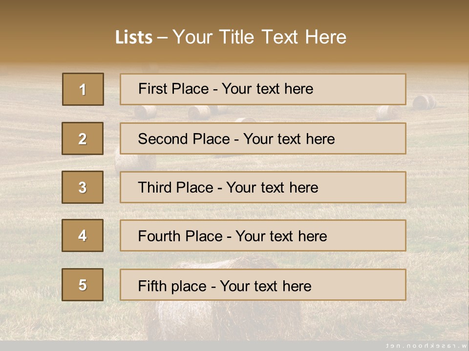 Meadow Butterfly Inachis PowerPoint Template