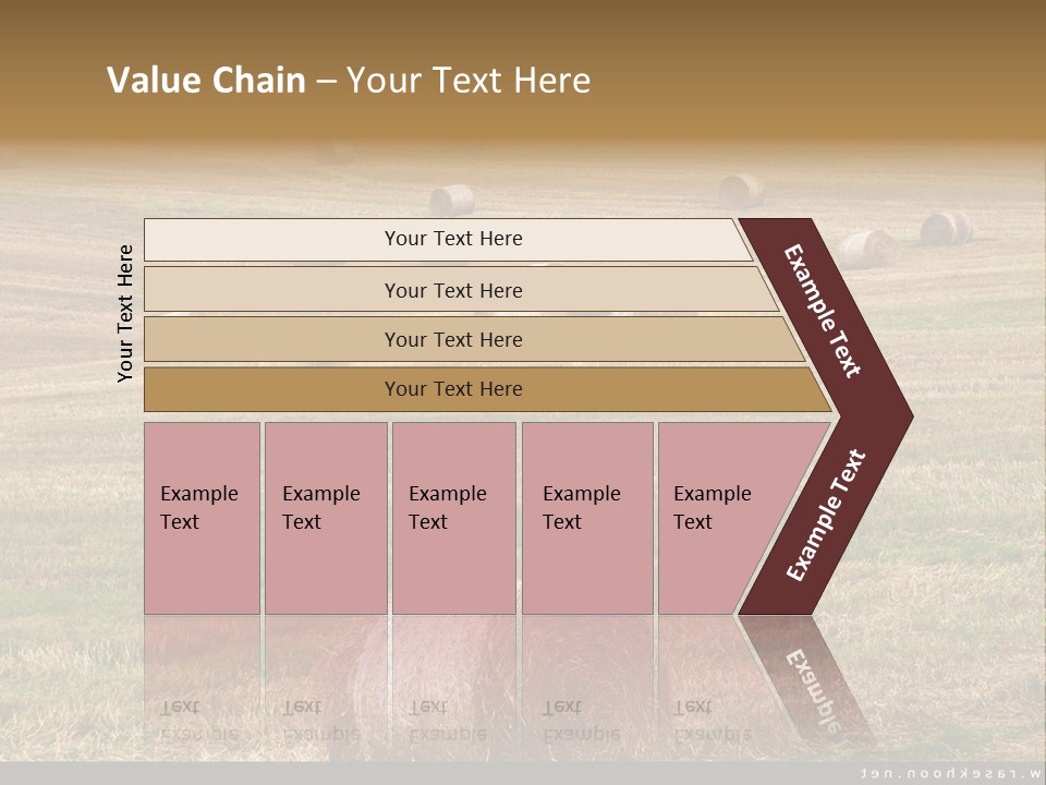 Meadow Butterfly Inachis PowerPoint Template