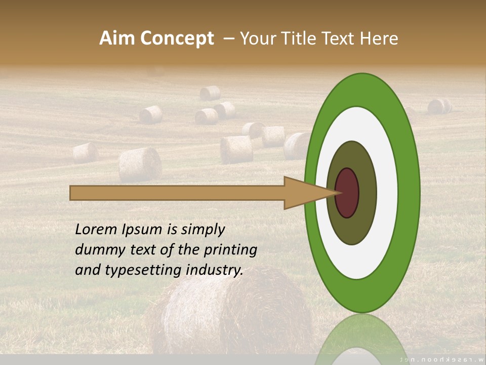 Meadow Butterfly Inachis PowerPoint Template