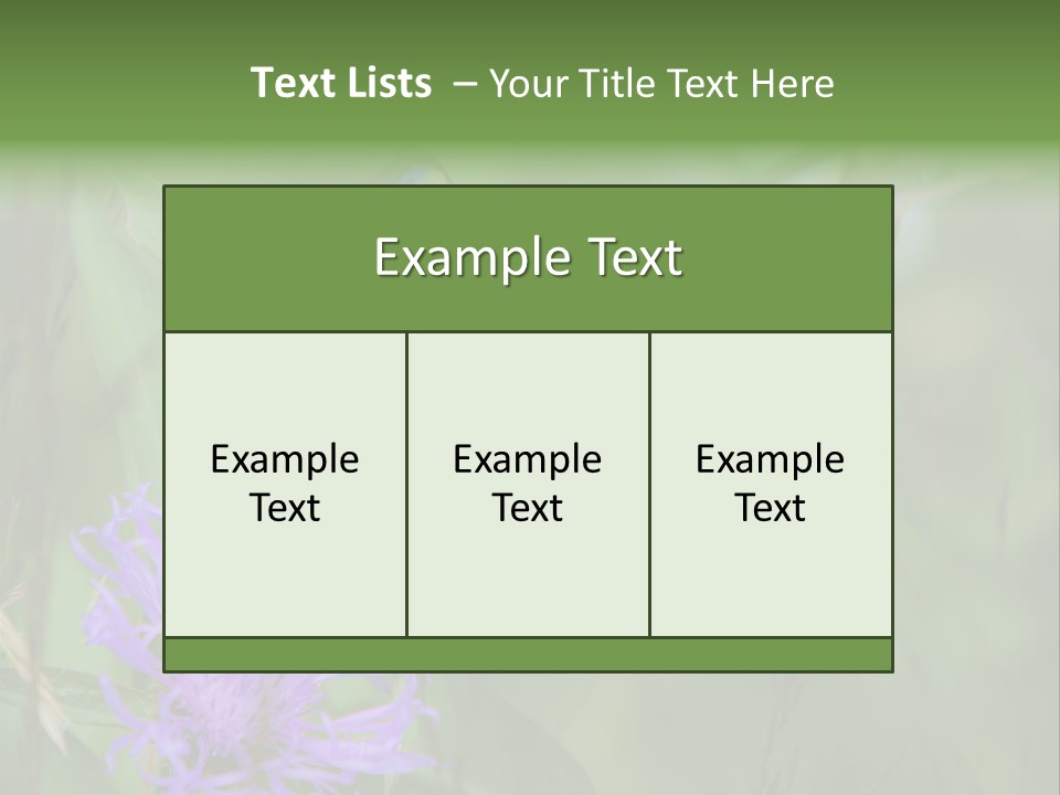 Meadow Butterfly Inachis PowerPoint Template