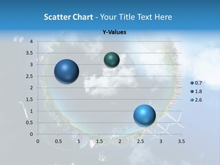 Blue Seasons Lawn PowerPoint Template