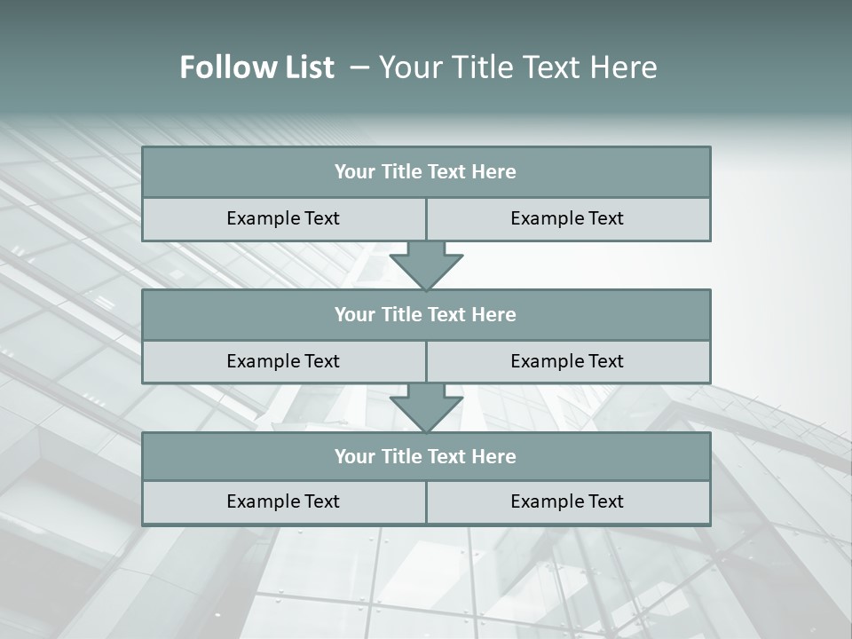 Reflection Financial Concept PowerPoint Template