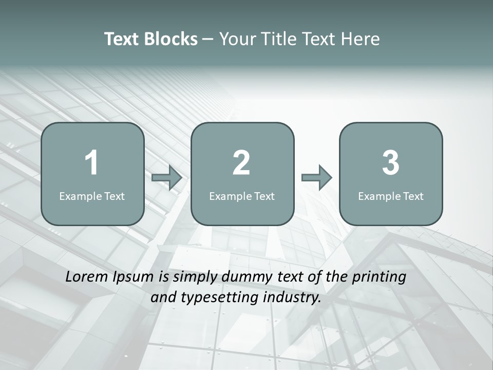 Reflection Financial Concept PowerPoint Template