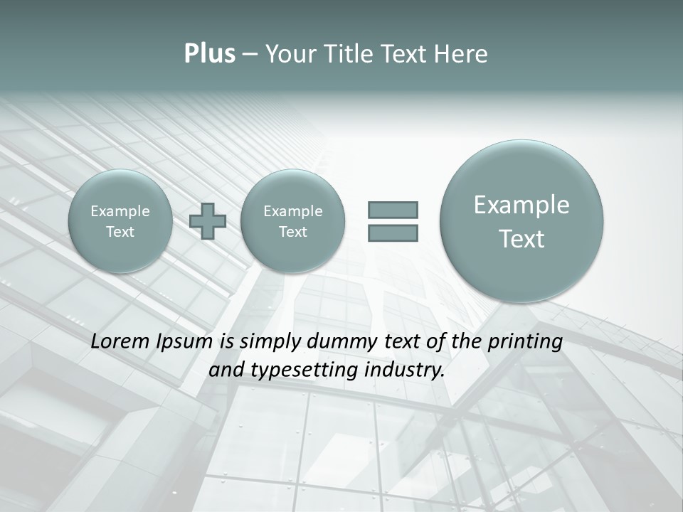 Reflection Financial Concept PowerPoint Template