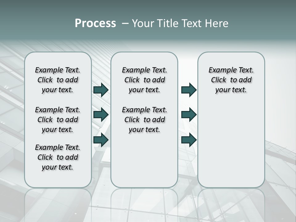 Reflection Financial Concept PowerPoint Template