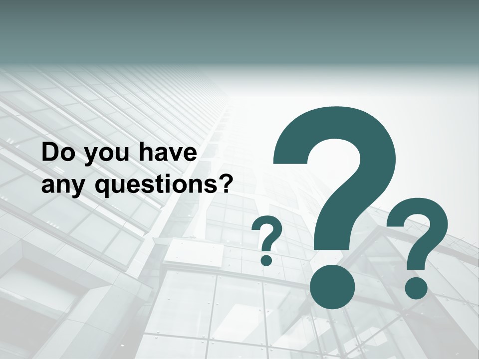 Reflection Financial Concept PowerPoint Template