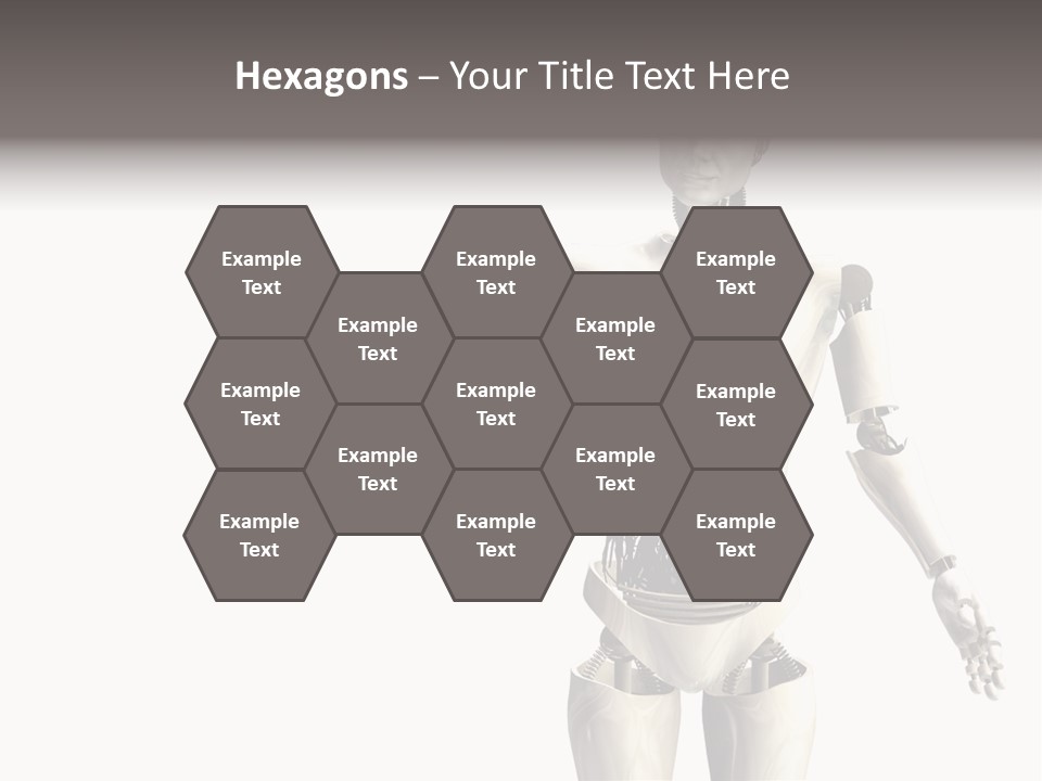 Isolated Robotics Metal PowerPoint Template