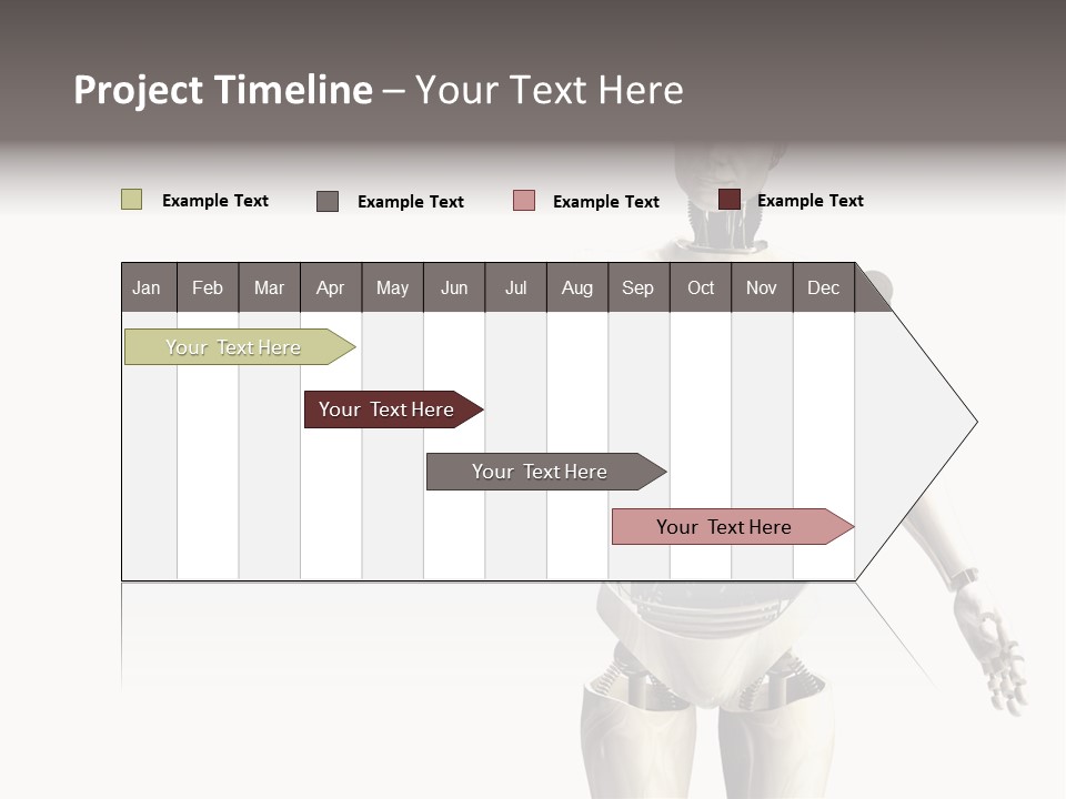 Isolated Robotics Metal PowerPoint Template