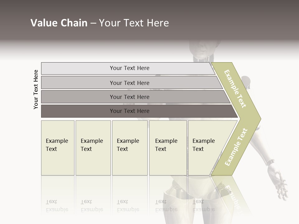 Isolated Robotics Metal PowerPoint Template