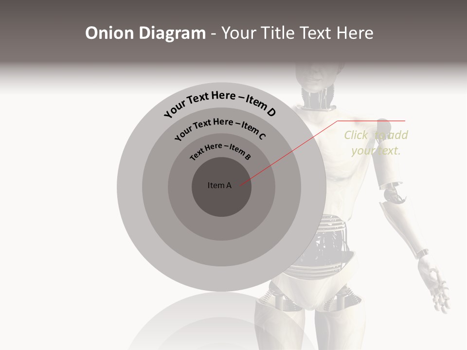 Isolated Robotics Metal PowerPoint Template