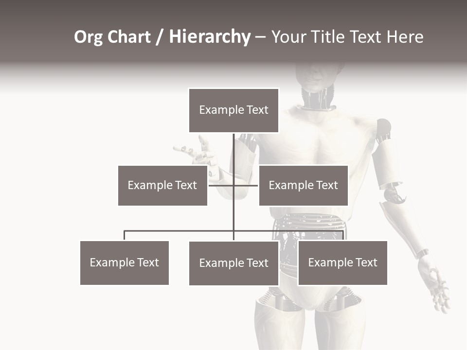 Isolated Robotics Metal PowerPoint Template
