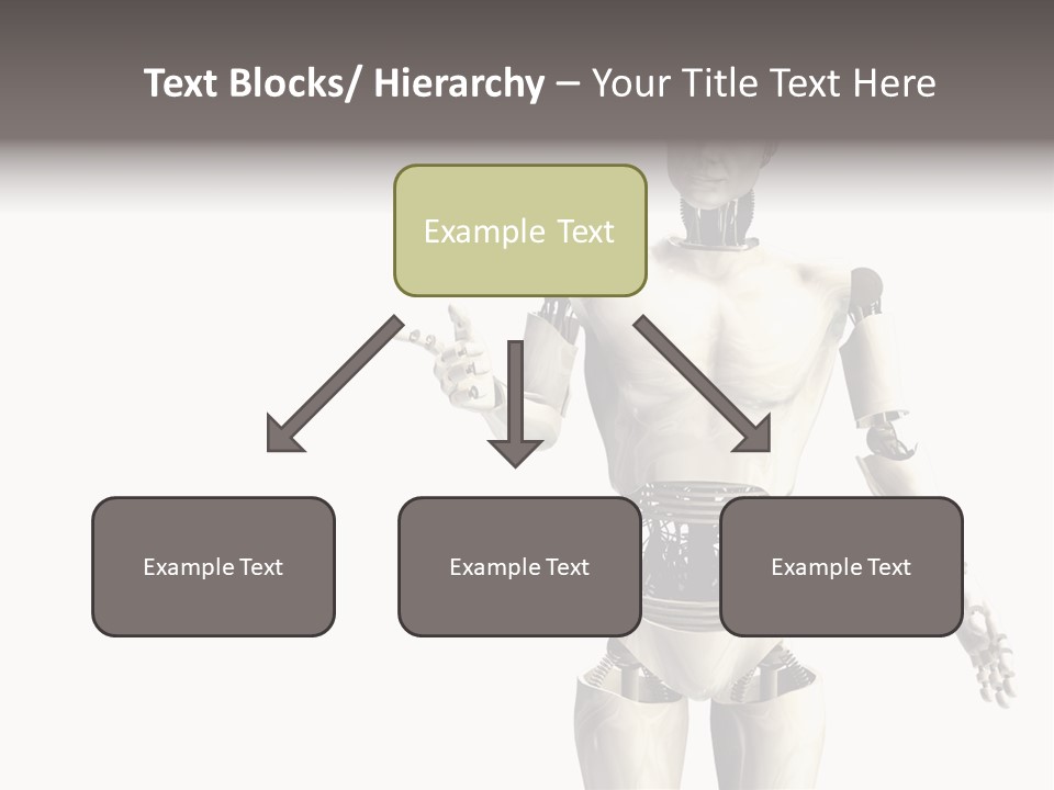 Isolated Robotics Metal PowerPoint Template