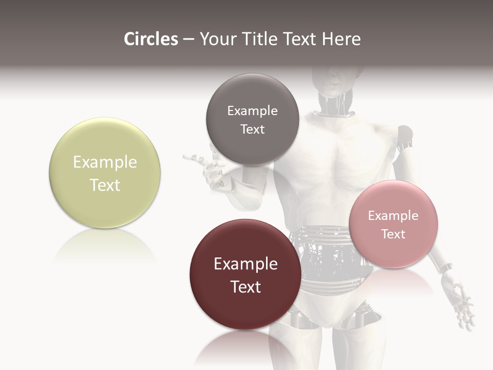 Isolated Robotics Metal PowerPoint Template