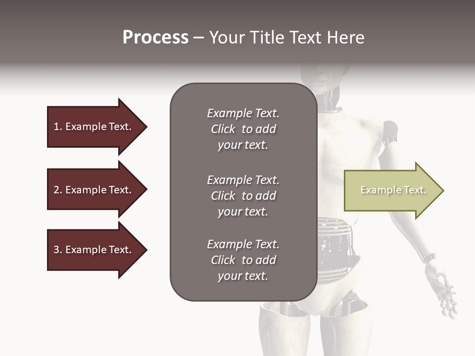 Isolated Robotics Metal PowerPoint Template