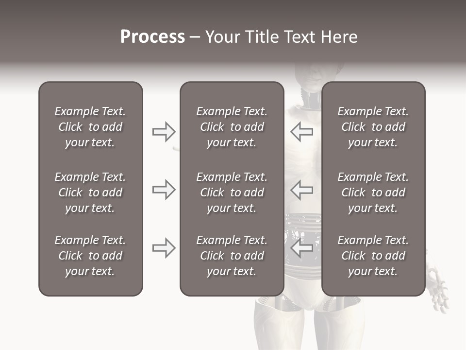 Isolated Robotics Metal PowerPoint Template