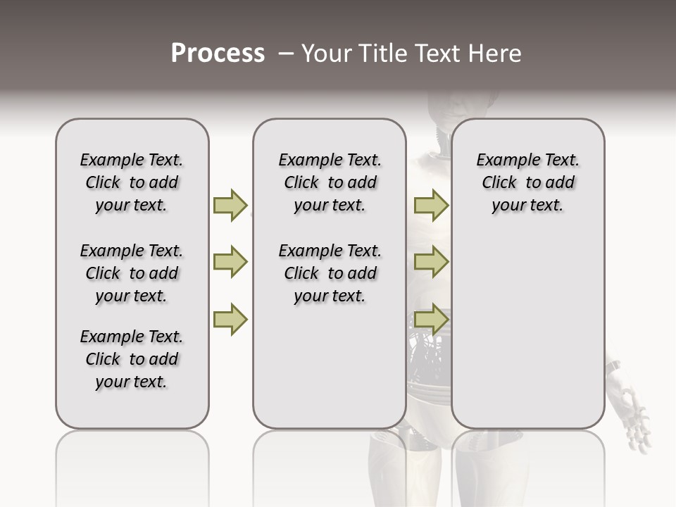 Isolated Robotics Metal PowerPoint Template