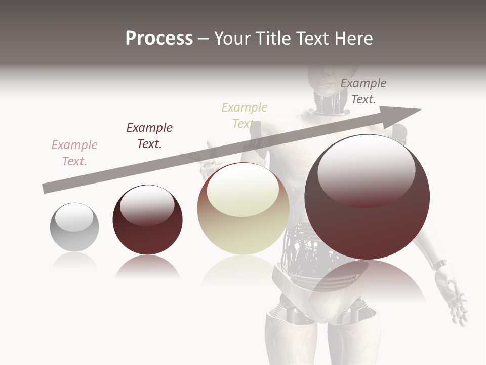 Isolated Robotics Metal PowerPoint Template