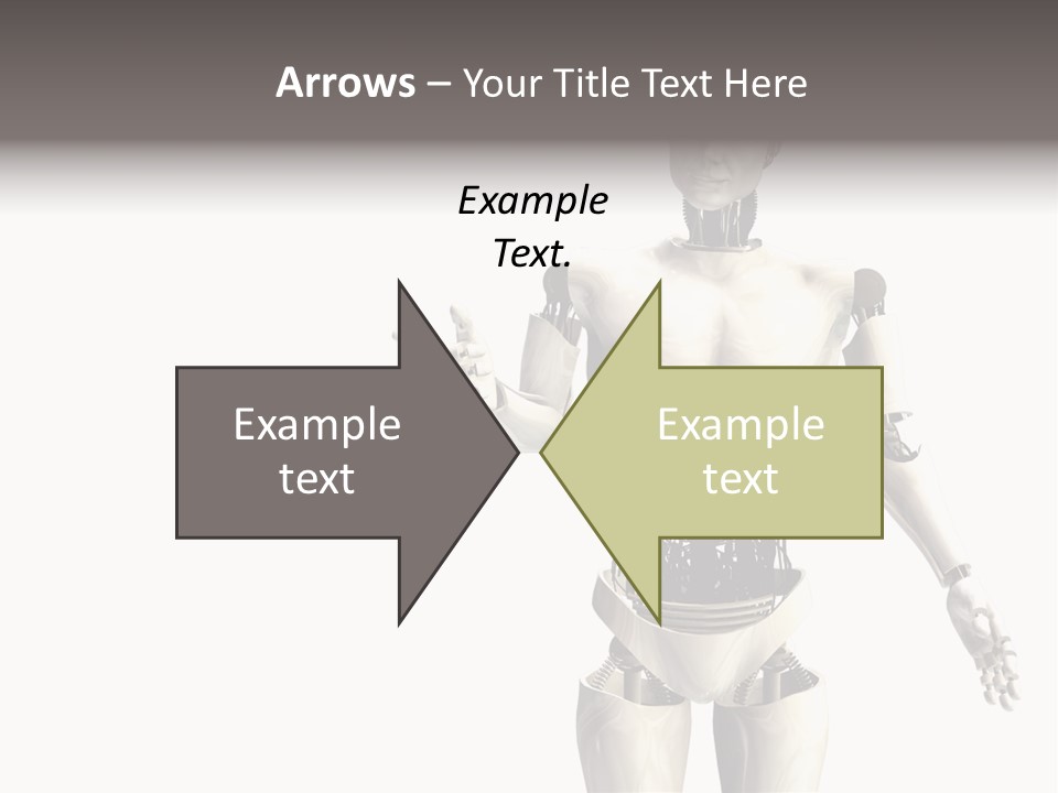 Isolated Robotics Metal PowerPoint Template