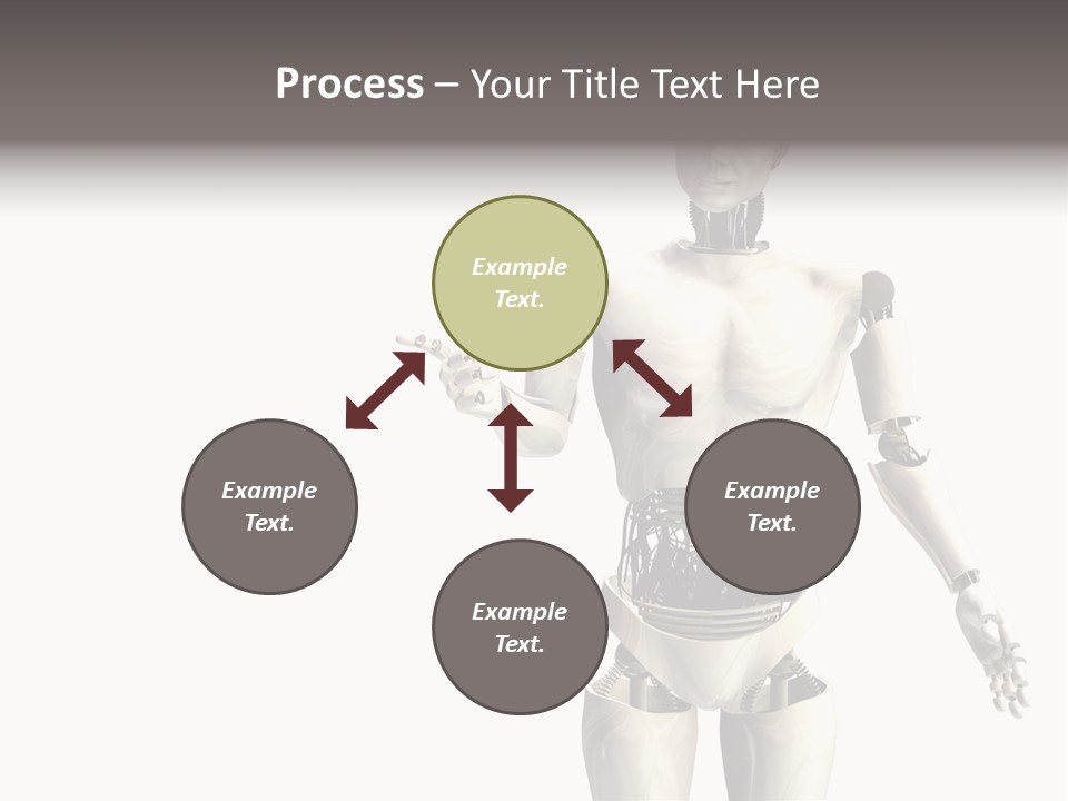 Isolated Robotics Metal PowerPoint Template