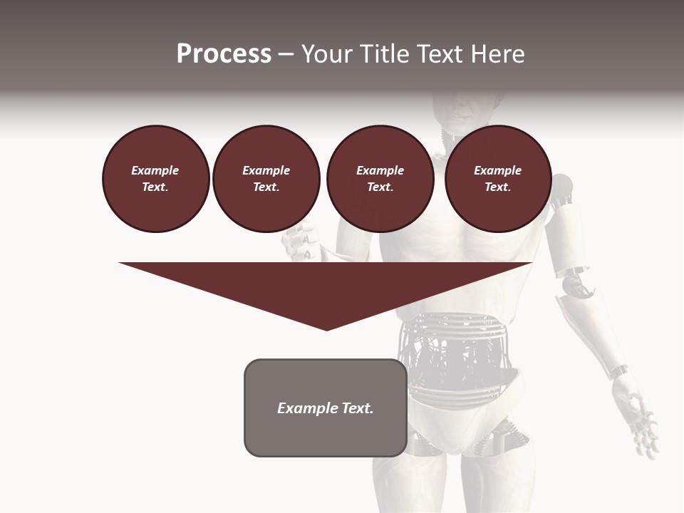 Isolated Robotics Metal PowerPoint Template