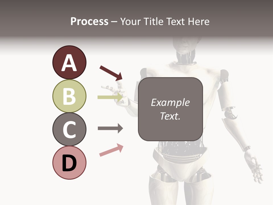 Isolated Robotics Metal PowerPoint Template