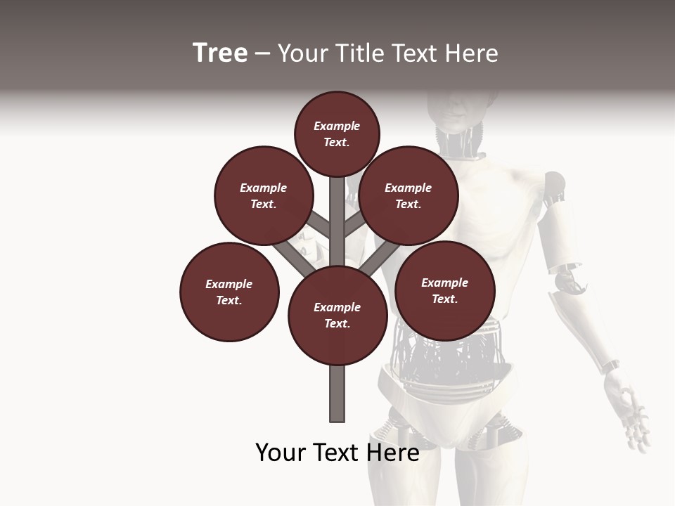 Isolated Robotics Metal PowerPoint Template