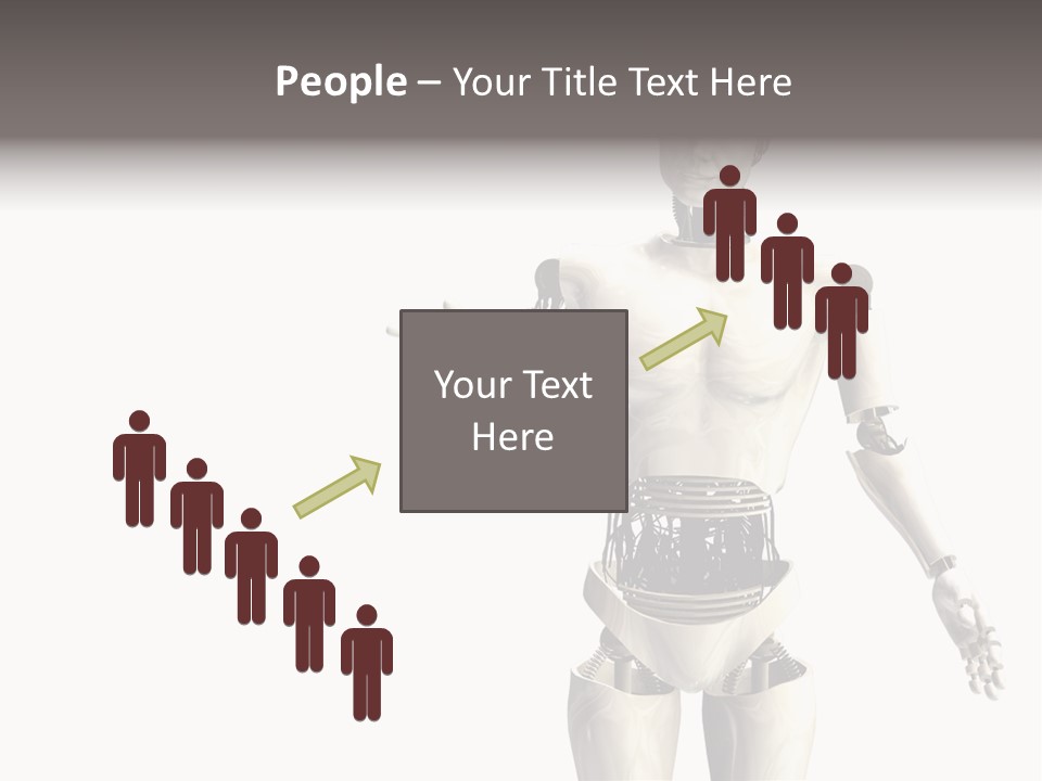 Isolated Robotics Metal PowerPoint Template