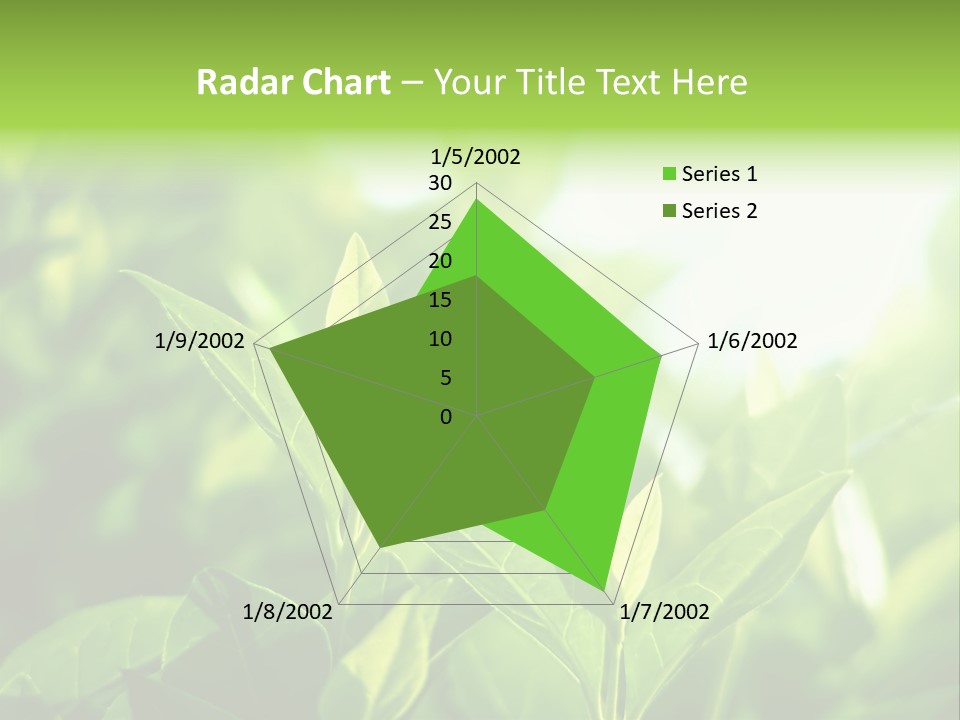 A Green Leafy Plant Is Shown In This Powerpoint Presentation PowerPoint Template