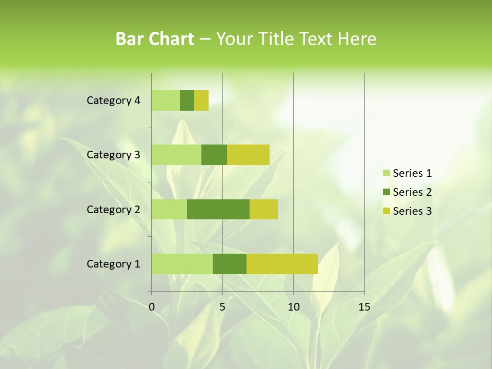 A Green Leafy Plant Is Shown In This Powerpoint Presentation PowerPoint Template