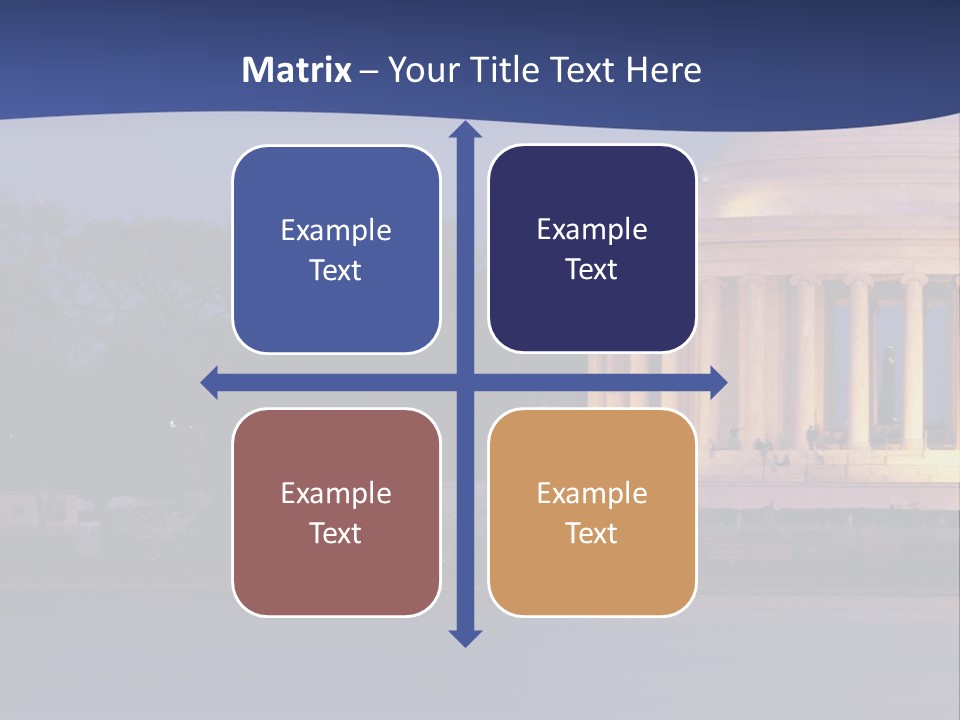 Spectral Spectrum Tree PowerPoint Template