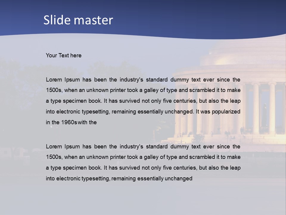 Spectral Spectrum Tree PowerPoint Template