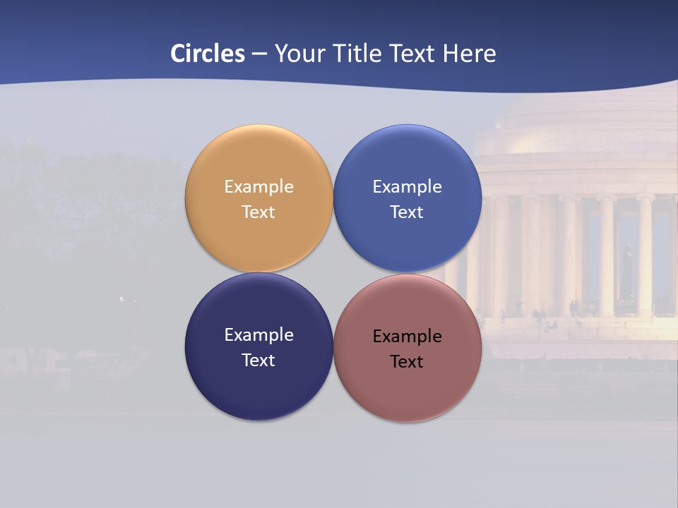 Spectral Spectrum Tree PowerPoint Template