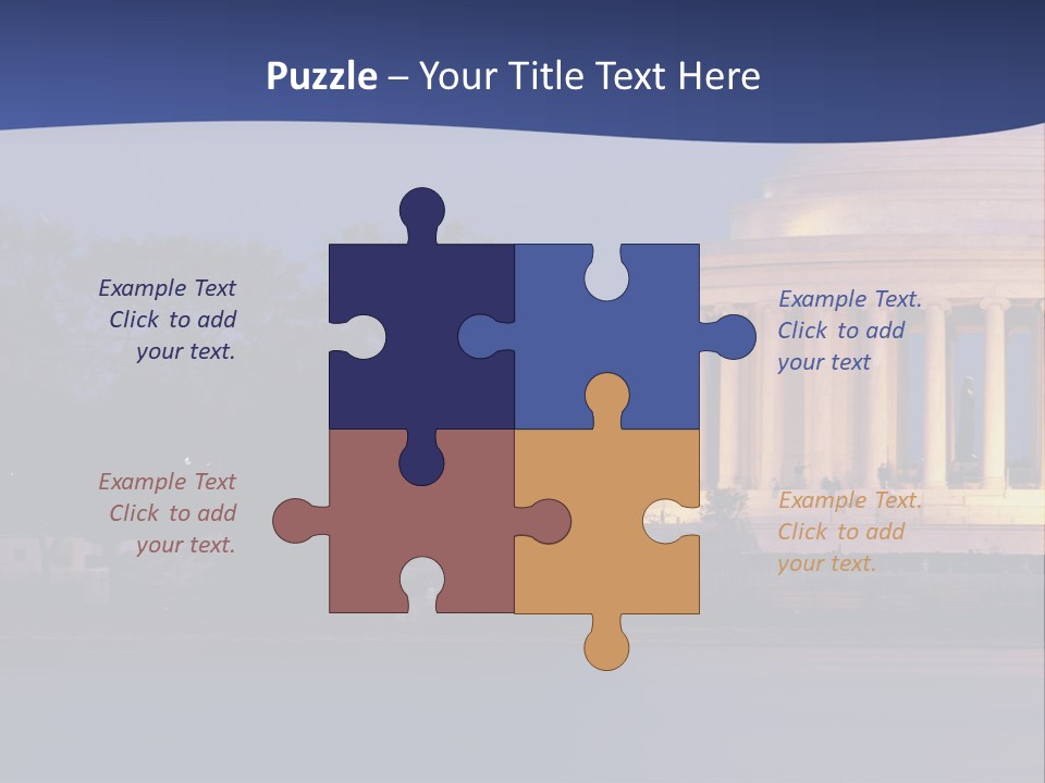 Spectral Spectrum Tree PowerPoint Template