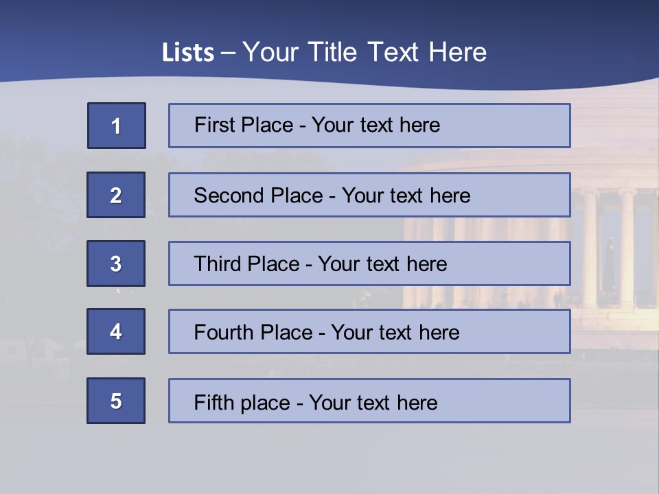 Spectral Spectrum Tree PowerPoint Template