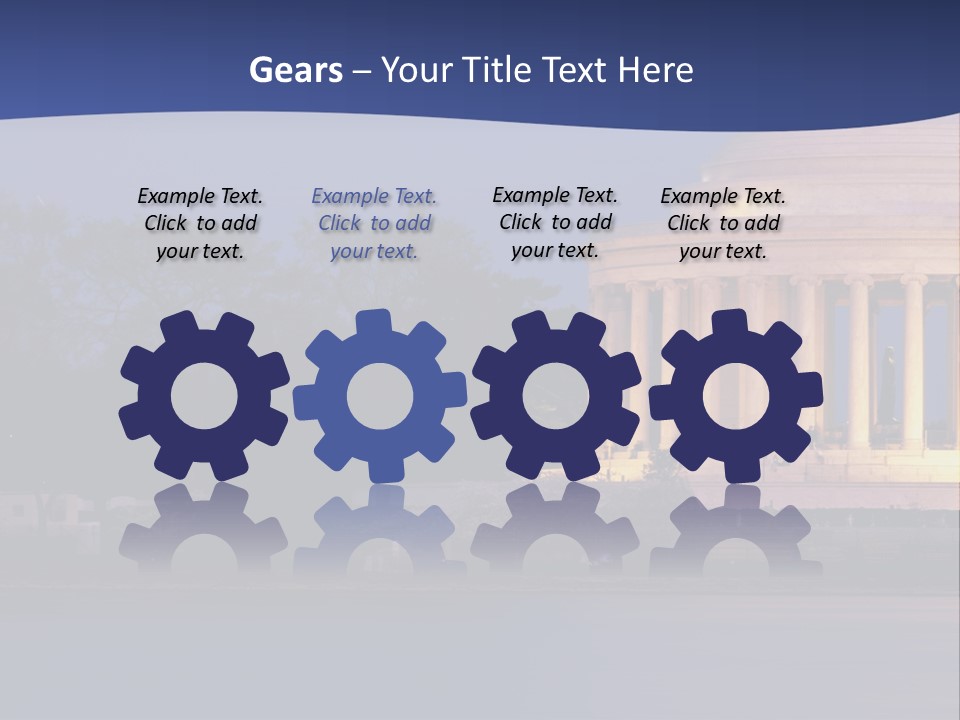 Spectral Spectrum Tree PowerPoint Template