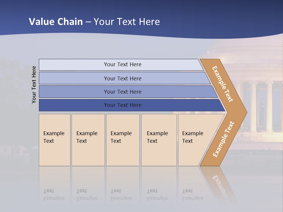 Spectral Spectrum Tree PowerPoint Template
