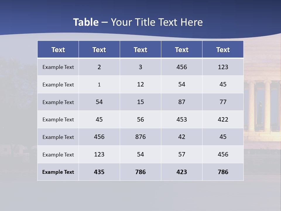 Spectral Spectrum Tree PowerPoint Template