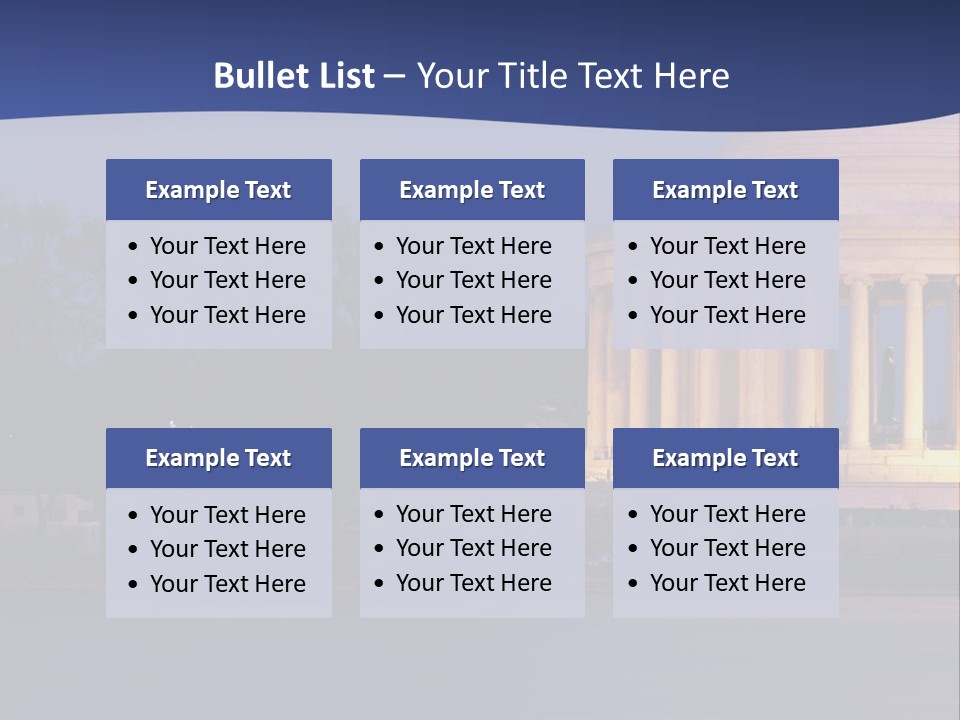 Spectral Spectrum Tree PowerPoint Template