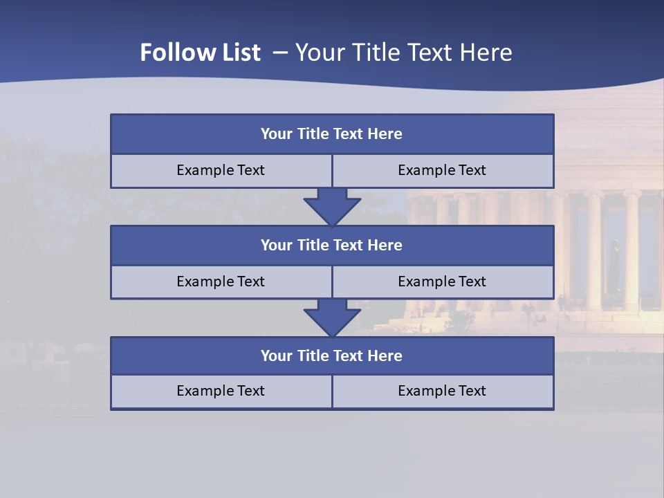 Spectral Spectrum Tree PowerPoint Template